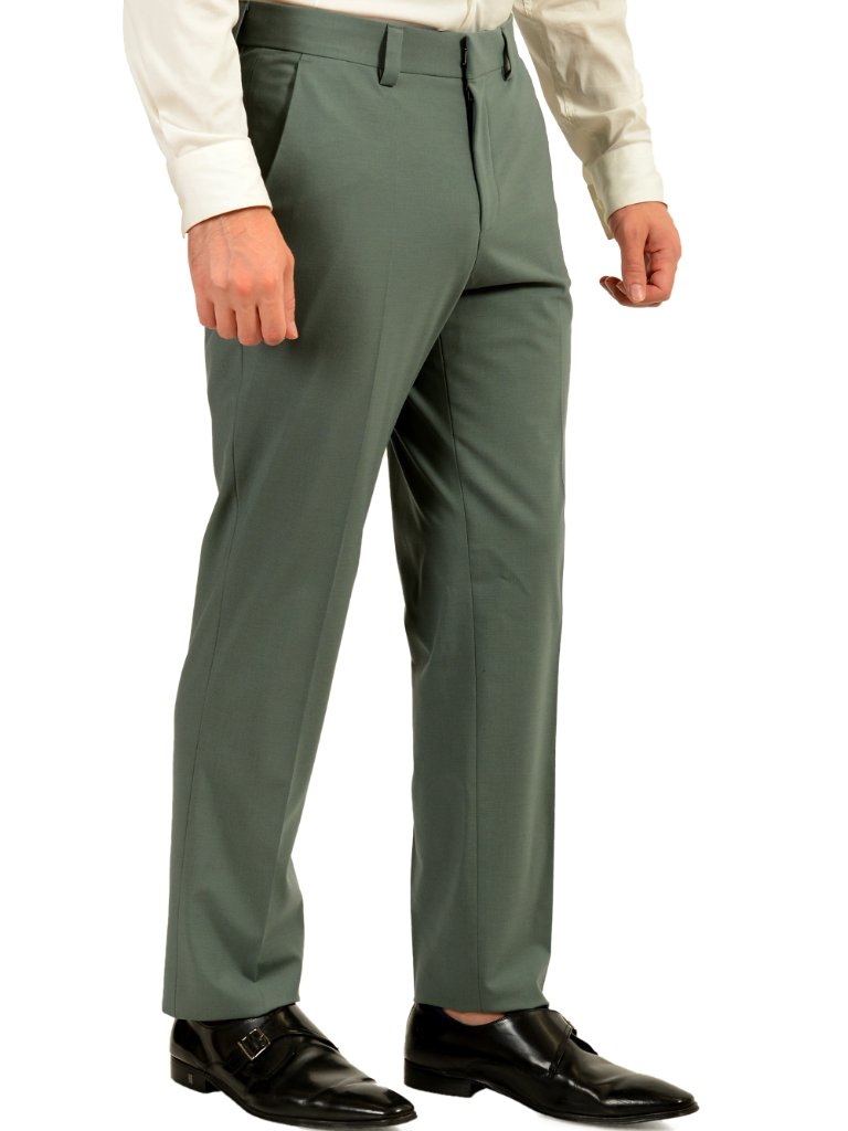 Hugo Boss Men's "Kar232x" Modern Fit Wool Green Two Button Suit Us 38r It 48r — image 8 of 8